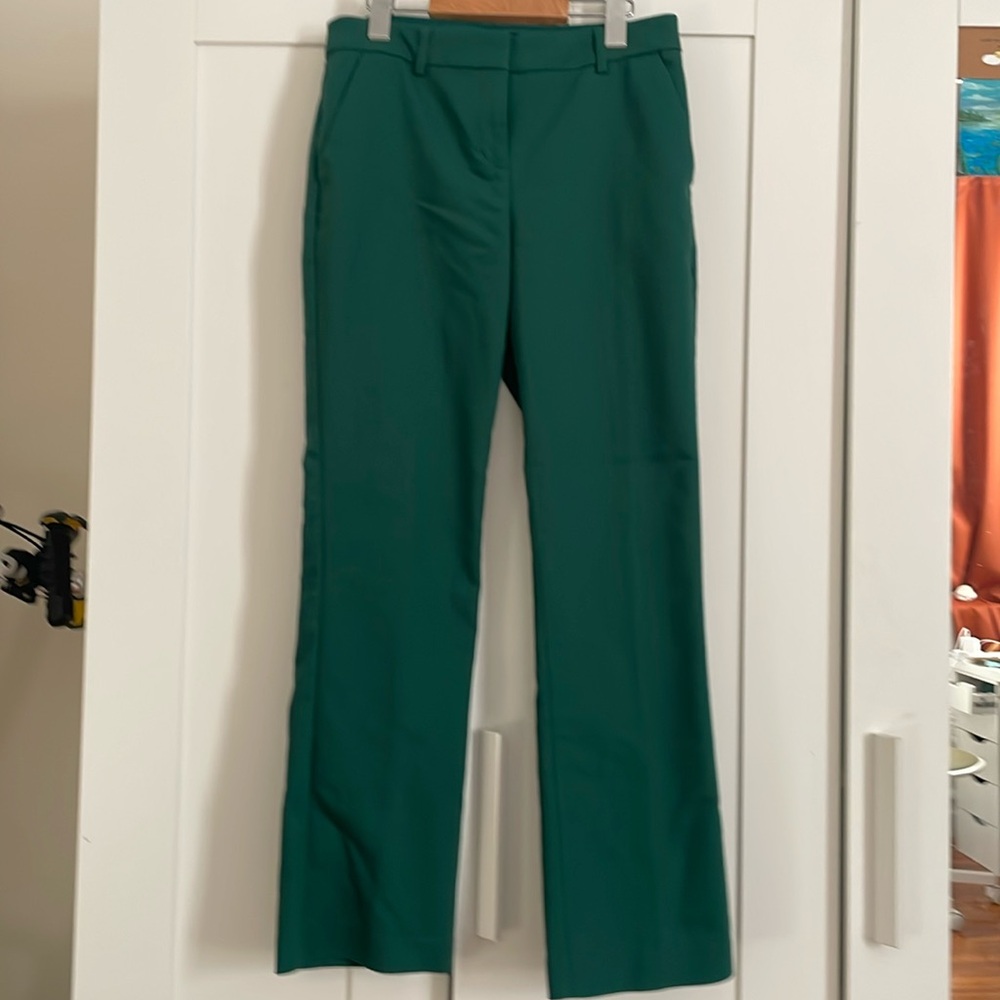Forrest green stretch barely boot express pants